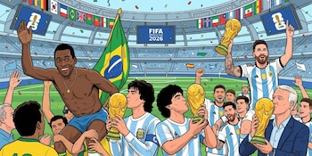 La historia de la Copa del Mundo está repleta de imágenes y episodios icónicos que trascienden el resultado de cada torneo (Imagen Ilustrativa Infobae)