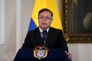 El presidente de Colombia, Gustavo