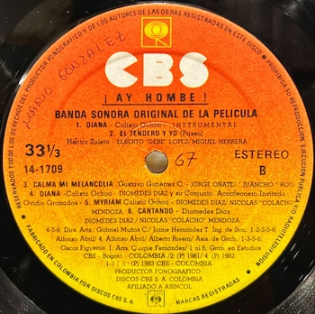 Vinilo oficial de la banda