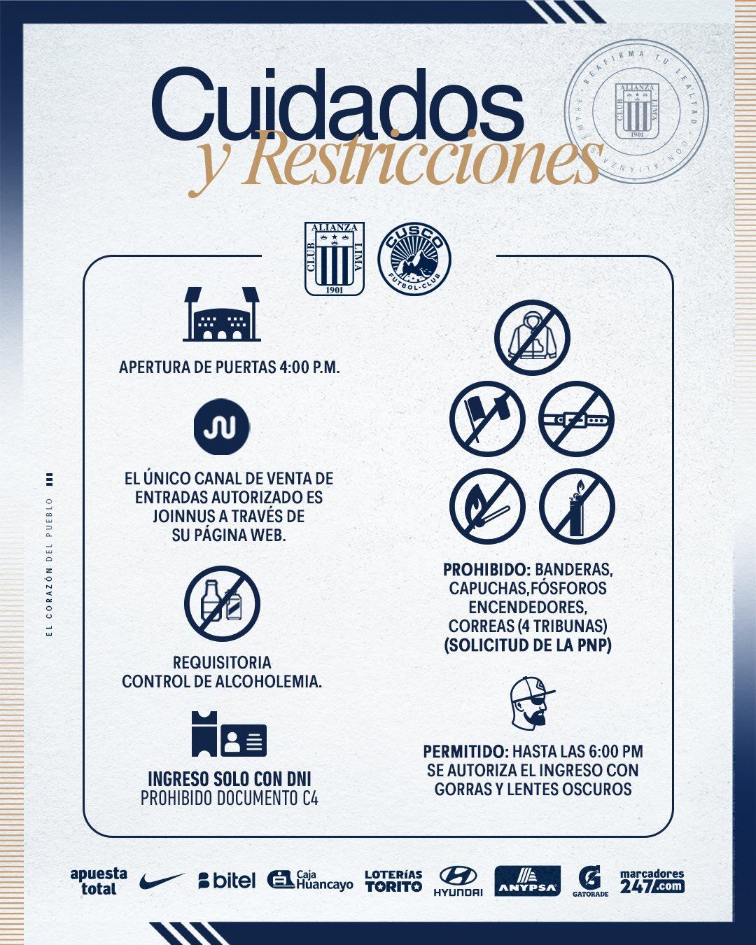 Alianza Lima vs Cusco FC: partido por la Liga 1 2025