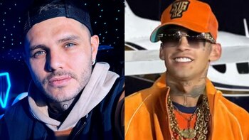 Mauro Icardi y L-Gante se