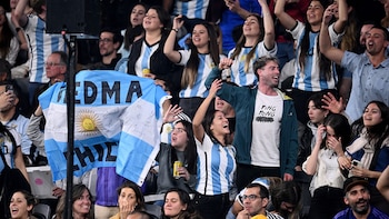 Muchos argentinos se hicieron presentes