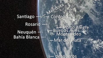 Desde Venus hasta Buenos Aires y varias ciudades argentinas: qué muestra la primera foto de la Tierra de Artemis II