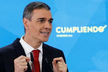 El presidente del Gobierno, Pedro