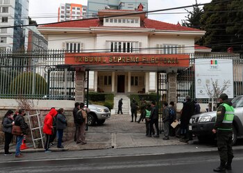 Vista de la sede Tribunal