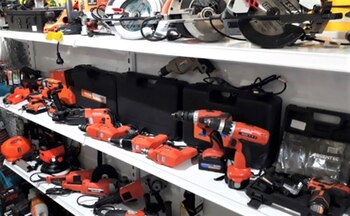 Las herramientas y máquinas importadas