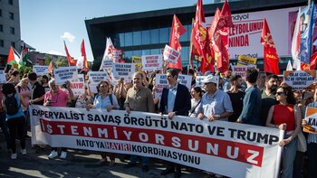 Detenidas más de cien personas en Ankara en una marcha contra la OTAN antes de la cumbre de la Alianza