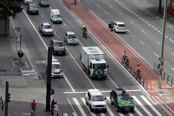 Manifestantes participan en una protesta