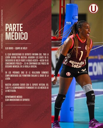 Parte médico de Elis Bento.