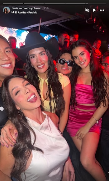 Tania Nicole en la fiesta del Abelito (Instagram/@tania.nicolemuychavez)