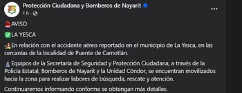 Informe de las autoridades estatales