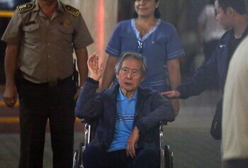El expresidente peruano Alberto Fujimori