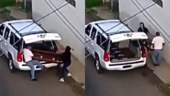 Abandonan ataúd con un cadáver en plena avenida de Uruapan; investigan amenazas a trabajador de funeraria