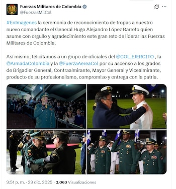 crédito @FuerzasMilCol/X