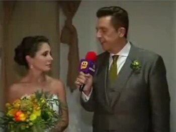 El conductor grabó un segmento