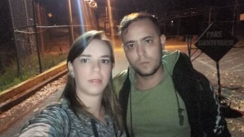 Jesús Medina junto a la