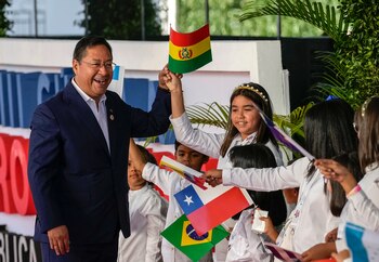 El presidente de Bolivia, Luis