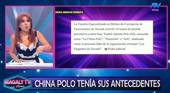 Magaly Medina revela cómo La China Polo pasó de atacarla a cuestionar a su esposo: “Se dedicó con saña”. Captura: Magaly TV La Firme.