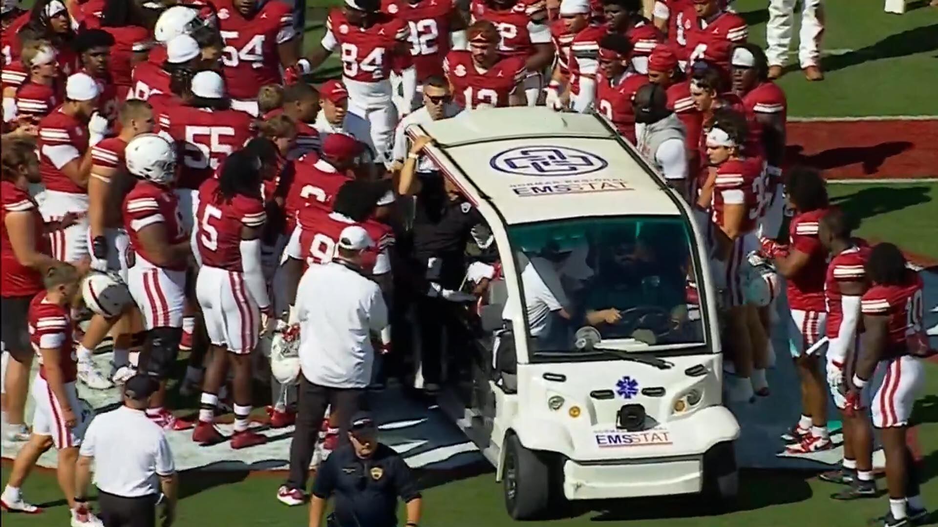 Se vivieron minutos de tensión en el recinto tras el accidente