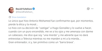 La respuesta de Faitelson luego