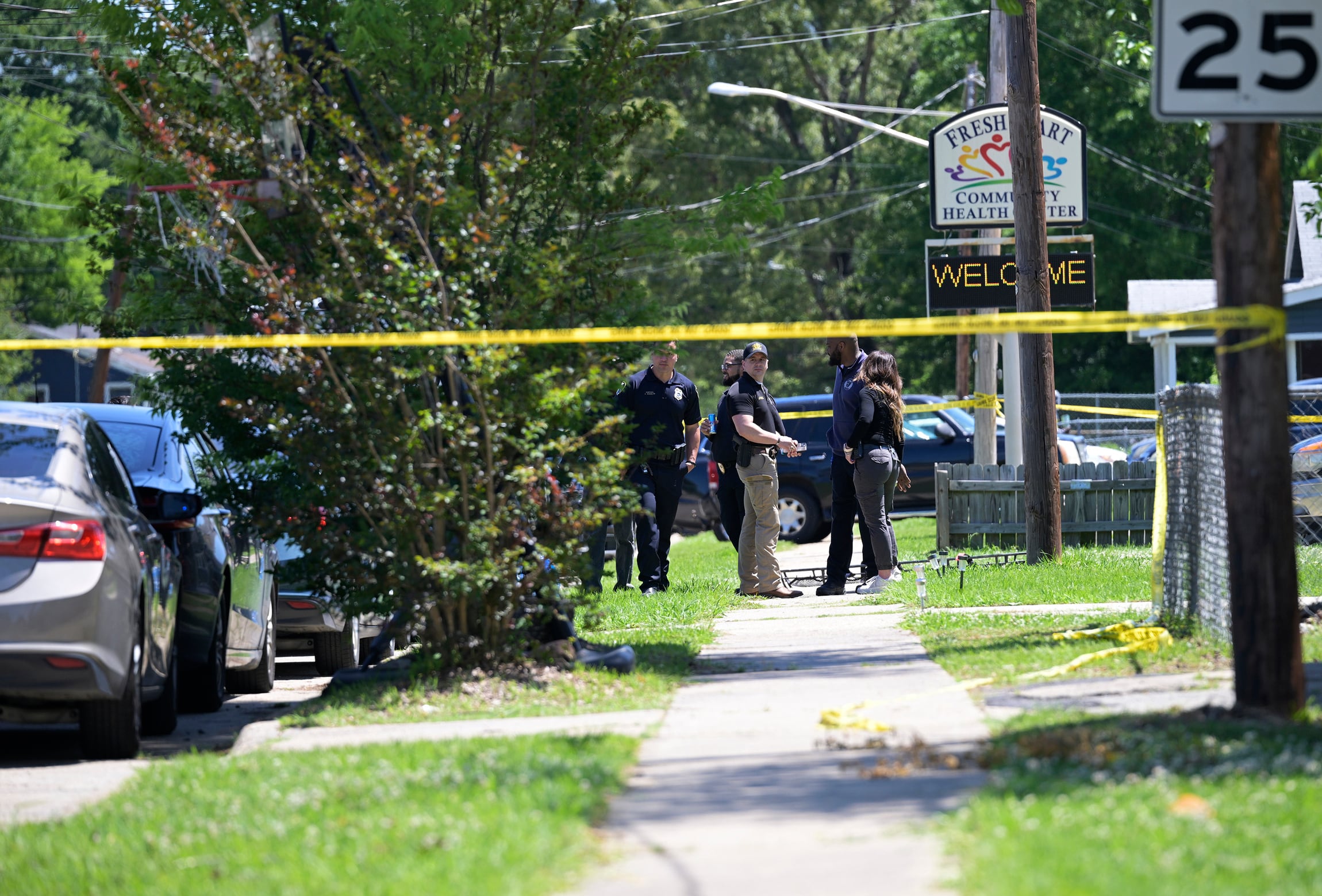El tiroteo ocurrido en tres viviendas del sur de Shreveport es el más mortífero en Estados Unidos desde enero de 2024 (Jill Pickett/AP)