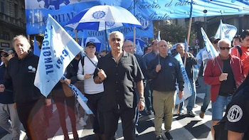 Acto de la CGT por el Día del Trabajador uocra Armando Cavalieri Roberto Bonetti