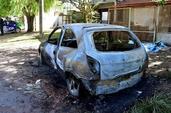 El vehículo utilizado por Lucas Iván Cabito en el hecho ocurrido en 2018, episodio que marcó el inicio del conflicto con Lucas Exequiel Figueroa