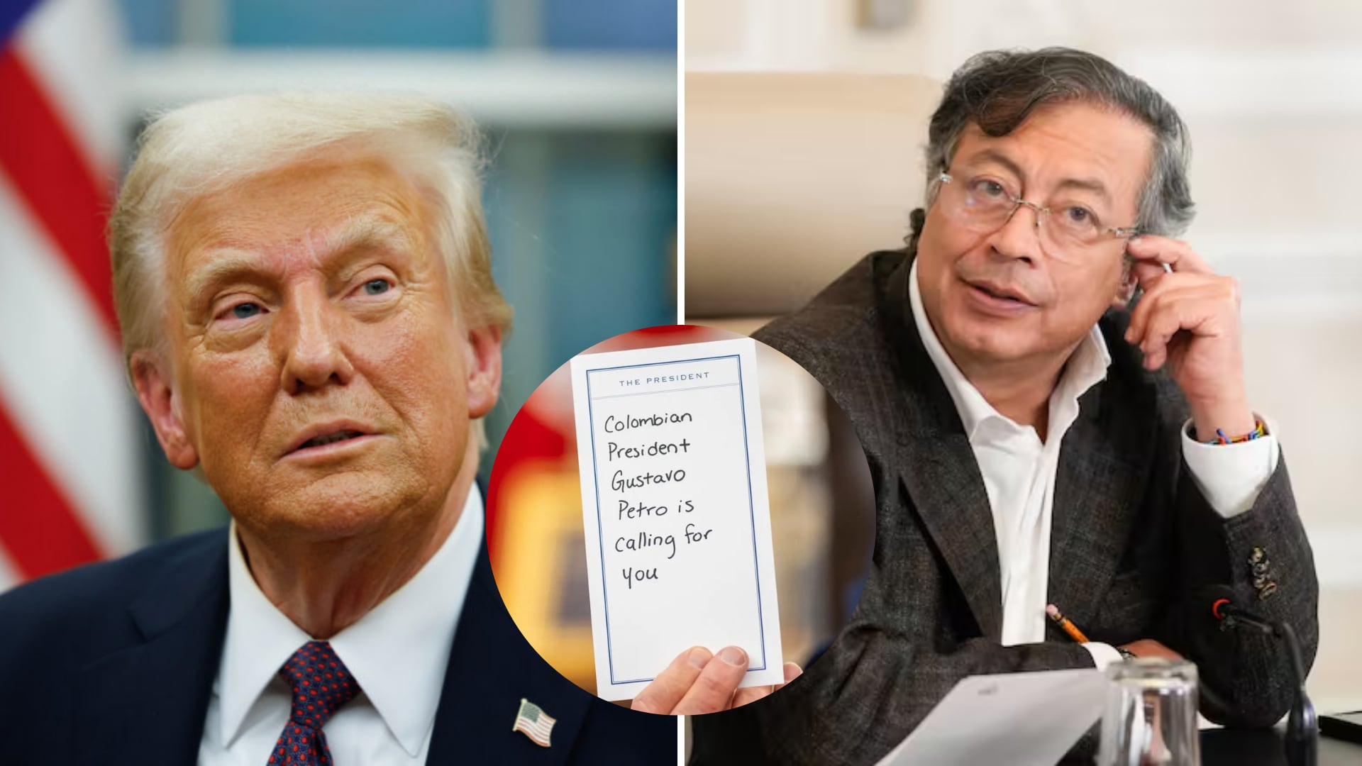 Petro aseguró que modificó el discurso que tenía preparado para la marcha después de conversar con Trump - crédito NYT - Reuters - Presidencia de Colombia