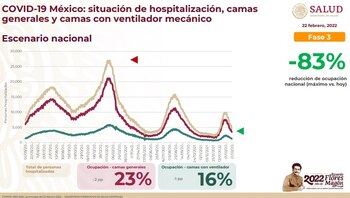 Las cifras de ocupación hospitalaria