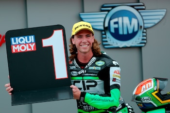 El piloto sudafricano de Moto