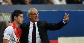 Ranieri halagó a James Rodríguez
