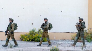 La operación terrestre en sur