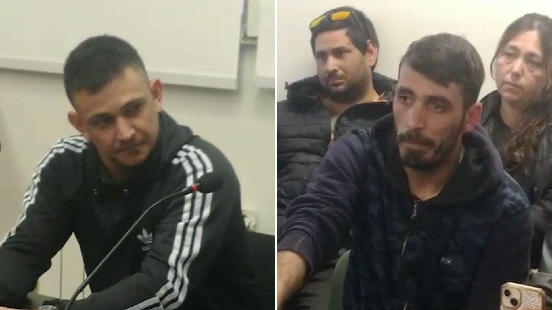 El condenado Alexis Maximiliano Schmidt y Elian Prim, el hermano de Jonatan