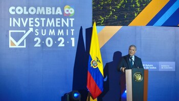 El presidente Iván Duque disertó