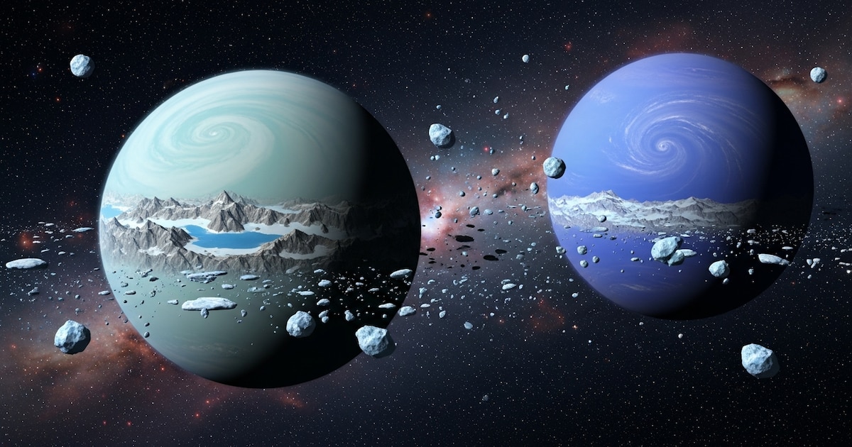 Urano y Neptuno no serían gigantes de hielo sino mundos rocosos