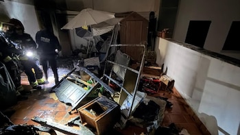 Un incendio por una calefacción