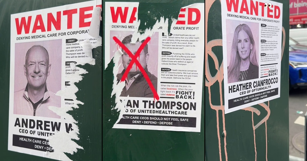 Carteles de "Se busca" en Manhattan evidencian tensión en la industria salud