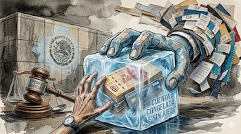 una persona adulta mayor promovió un amparo indirecto contra el director general del Banco del Bienestar, luego de que se ejecutó una orden para retener su pensión Crédito: IA / Google Gemini.