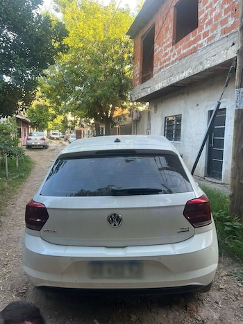 El auto robado en el
