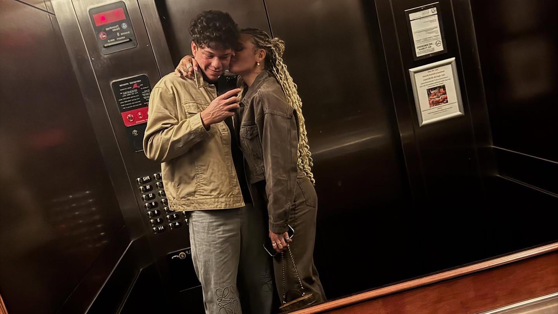 Trinity Rodman junto a su pareja Ben Shelton, tenista profesional