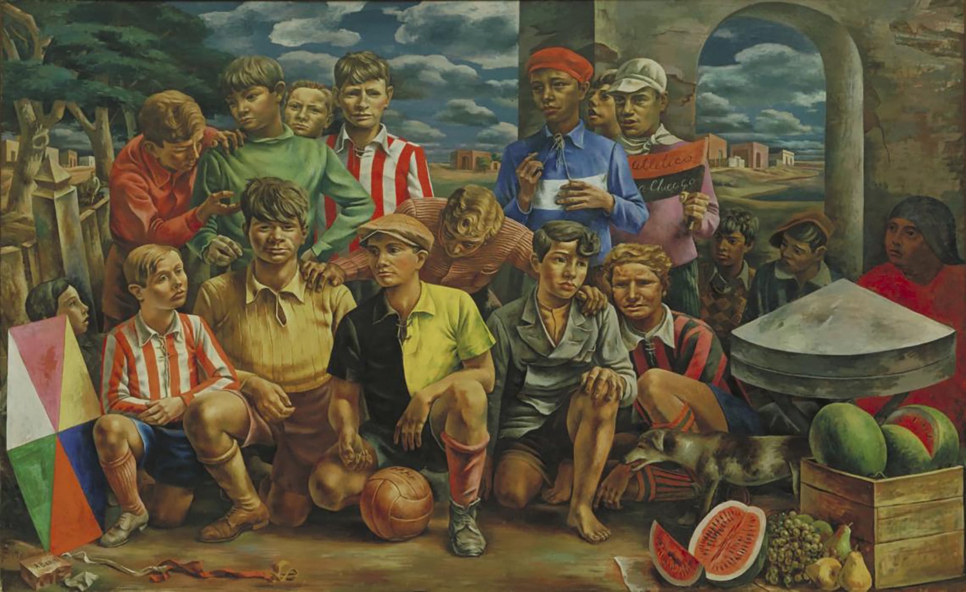 “Club Atlético Nueva Chicago” de Antonio Berni (Museo MOMA de Nueva York)