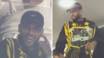El video del show de Neymar en el palco durante la victoria de Santos: las frases hilarantes que le dedicó a los fanáticos rivales