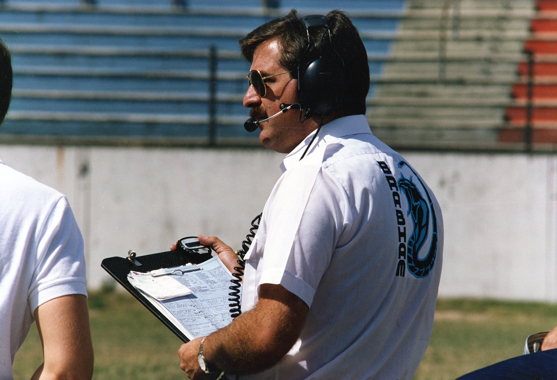 Sergio Rinland trabajó en nueve escuderías de Fórmula 1. La foto es de su etapa en Brabham (Crédito: Gentileza P1)