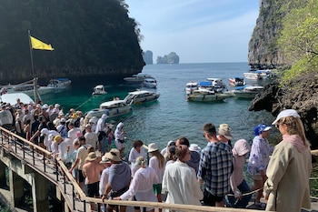 Carolina y su familia llegaron