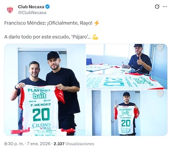 Así presentó Necaxa a Francisco
