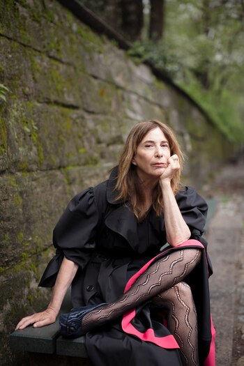 La escritora norteamericana durante una