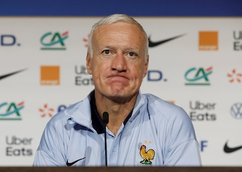 Didier Deschamps en conferencia de prensa (REUTERS/Benoit Tessier)