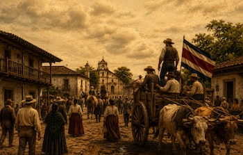 El lema "De la patria por nuestra voluntad" resume la decisión de los pueblos de Nicoya y Santa Cruz a integrarse a Costa Rica (Imagen ilustrativa Infobae)