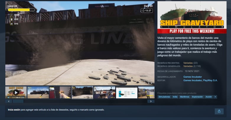 Para acceder a estas propuestas se requiere una cuenta activa y el cliente de Steam instalado en la PC. (Steam)