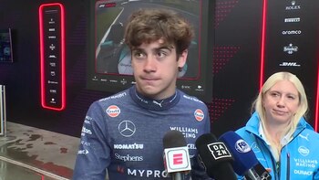 Colapinto mostró su tristeza por